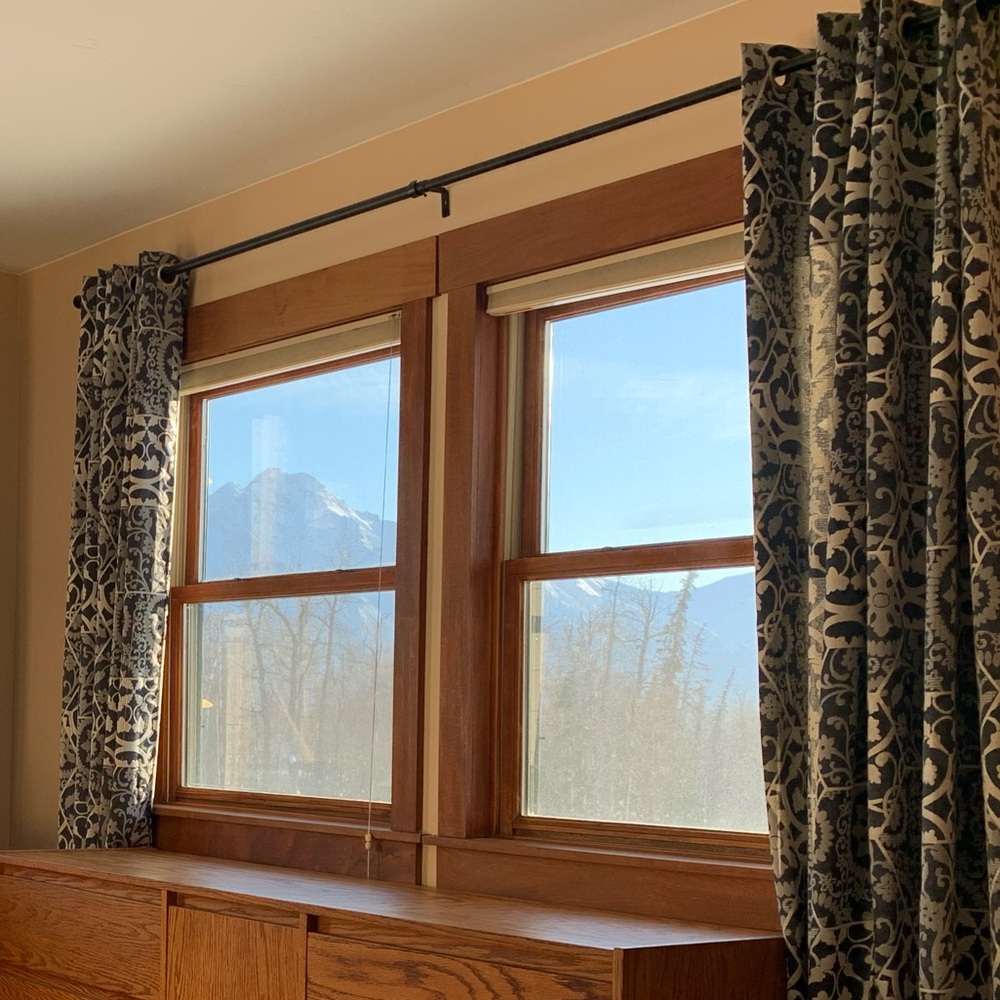 Sun Zero black out curtains 36X84”